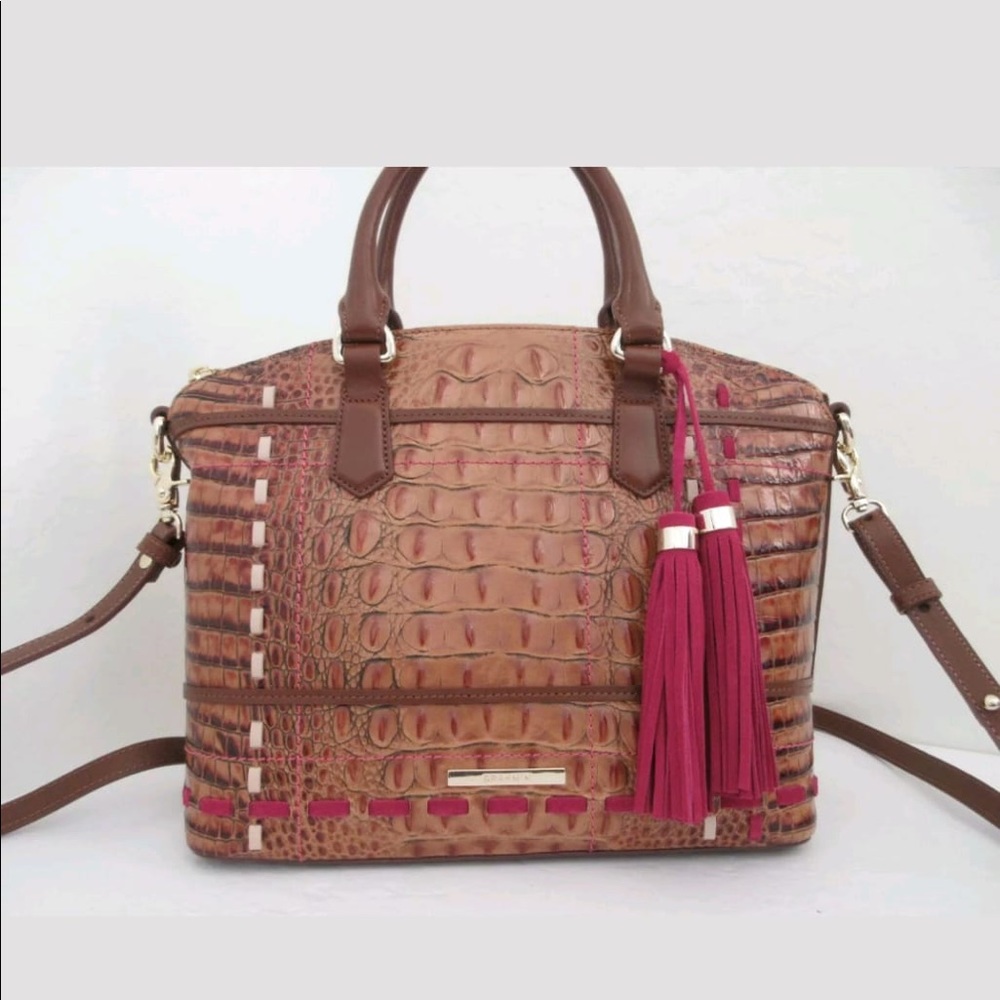 Sold NTW AUTHENTIC Brahmin Hayes Embossed Leather - Picture 6 of 8